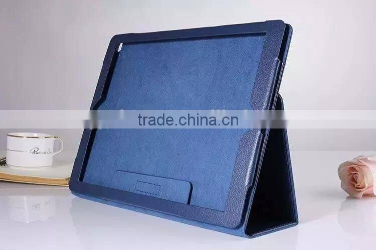 Quality Lychee Texure PU Leather Case with flip Stand For IPAD PRO BUSINESS PROTECTIVE CASE
