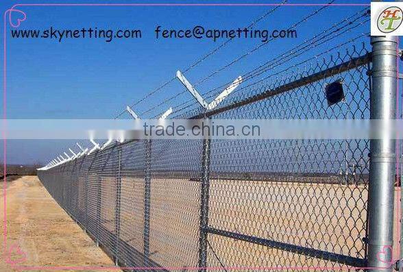 Razor wire fence 55*100mm mesh size 4mm diameter galvanized and powder coated