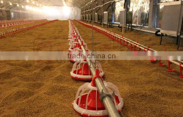 industry recommended poultry farming equipment broiler feeder pan/pan feeding system