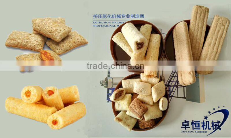 Core filling snacks food production machine/Co extrusion snacks food machines