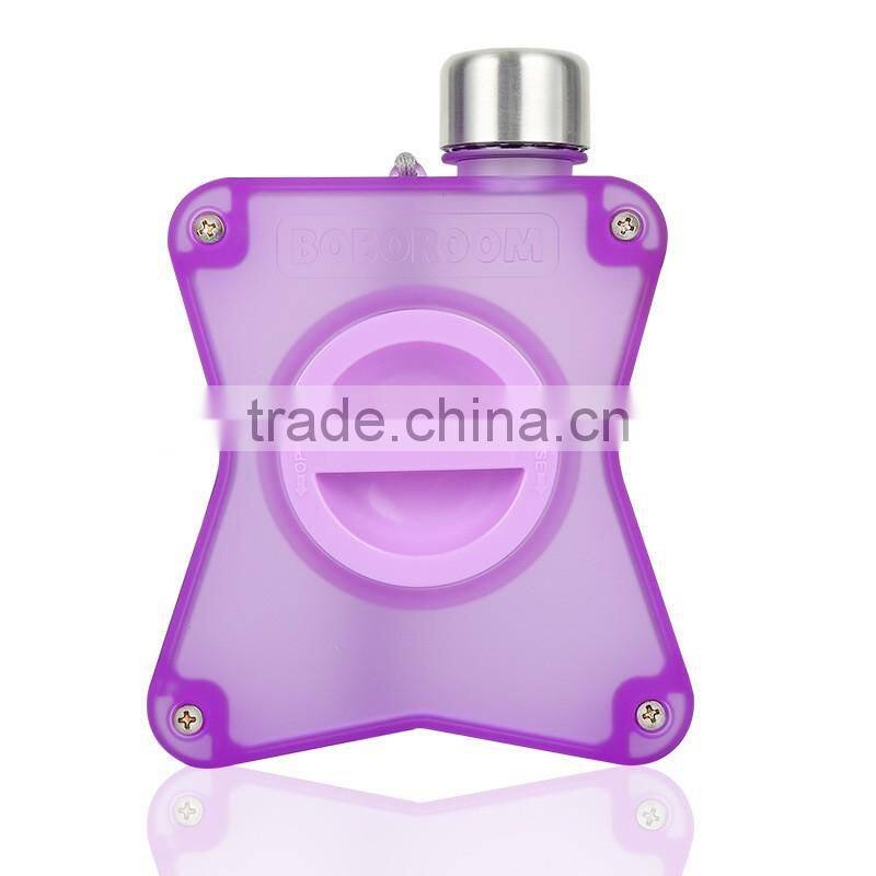 250ml clear water bottle joyshaker for star shape