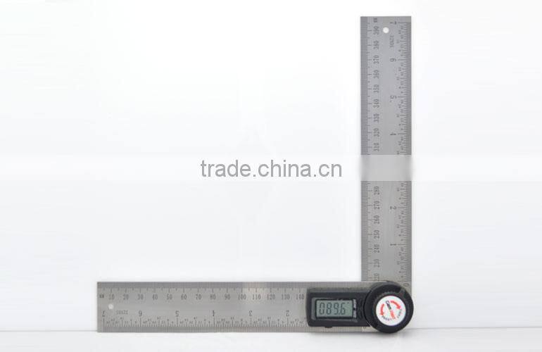 stainless steel blade 2&1 Digital Angle scale Ruler