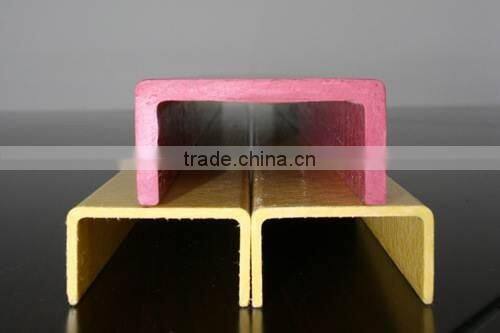Fiberglass frp Channel Beam/ frp material rebar