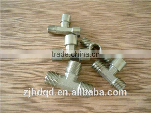 High quality brass fitting / tee connector BSP , NPT female thread