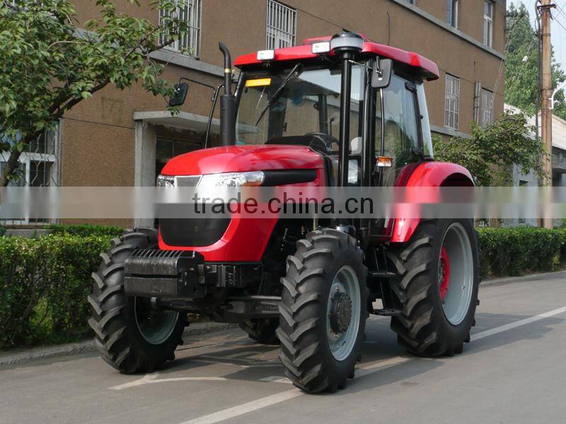 china factory supply 81kw 4*4 wheel type agricultural tractor