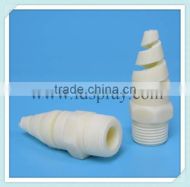 High quality material of Nylon SPJT full cone spiral jet nozzle