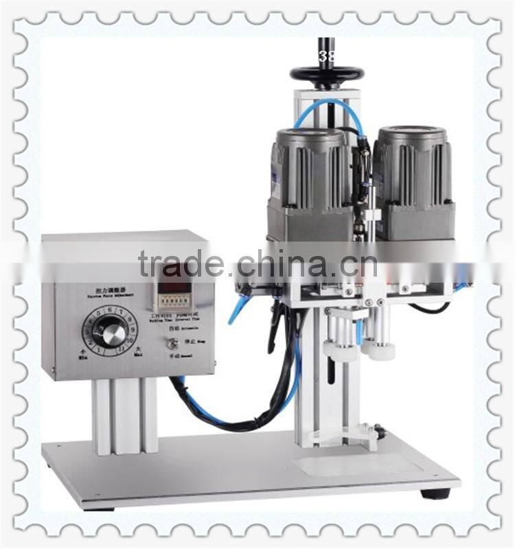 Handheld pneumatic capping machine