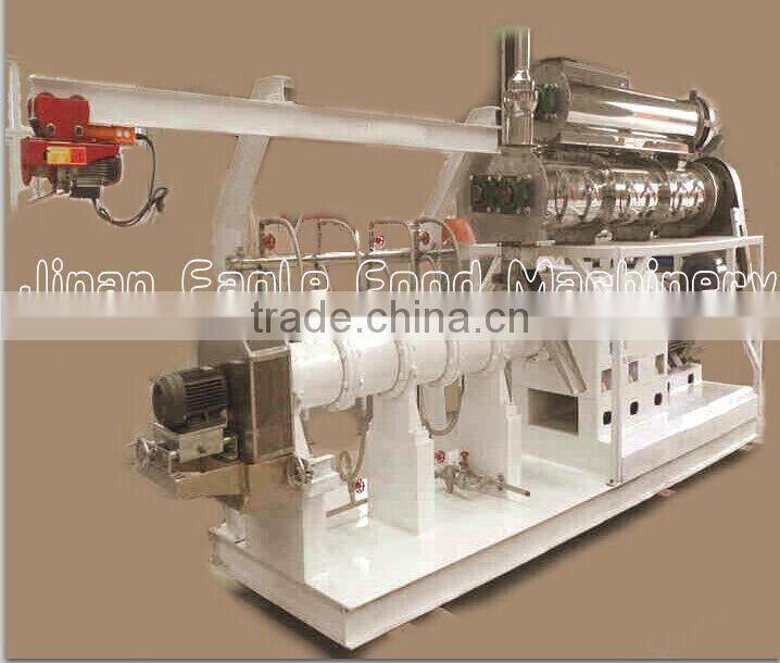 DP95 1.5ton/h twin screw pet food animal feed fish food extruder