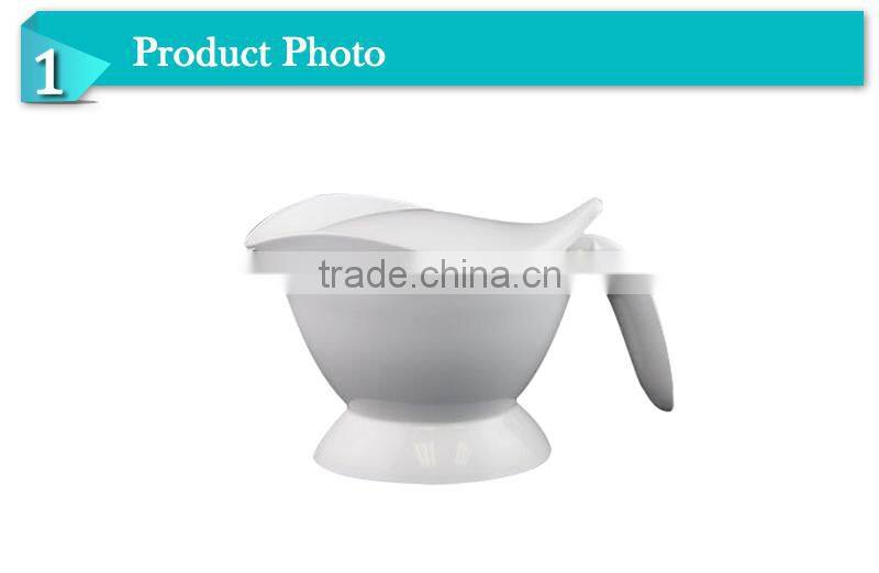 2014 new product plastic outer stainless steel inner sauce jug