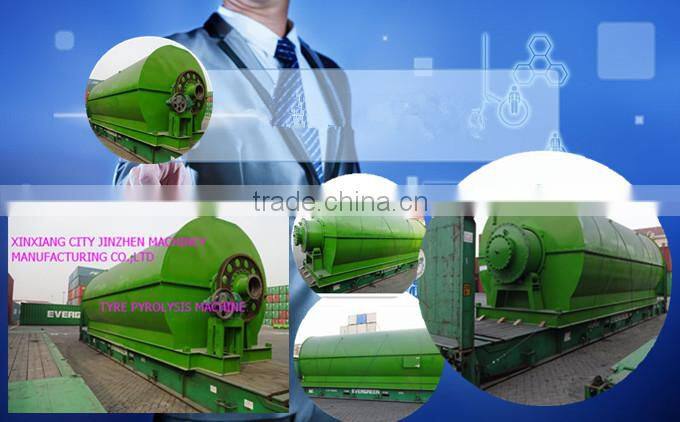 waste tire recycling to diesel continuous plastic to oil machine waste oil to diesel distillation plant