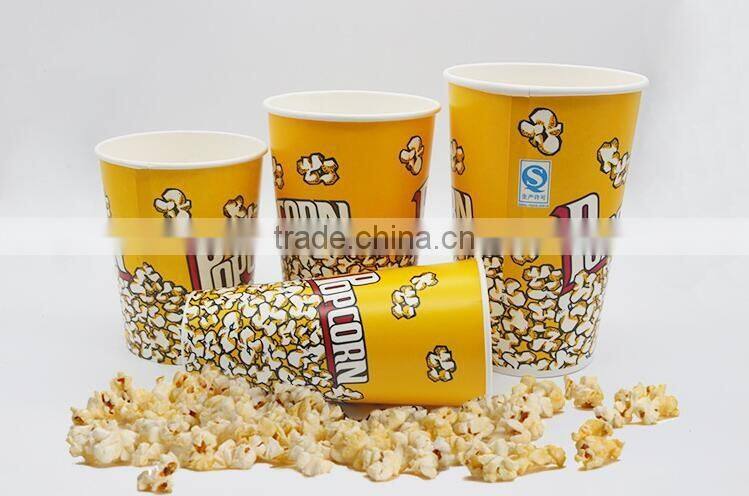 70oz disposable paper popcorn bucket, popcorn cups