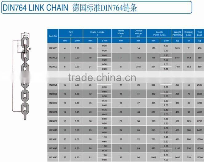 Hot Sale Weld DIN764 Link Chain price