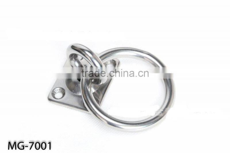 Wells forged 20*60 welded stainless steel 316 hosting pad eye