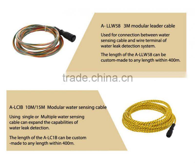 Reliable leak detector sensing cable water leak sense cable water leak detection rope