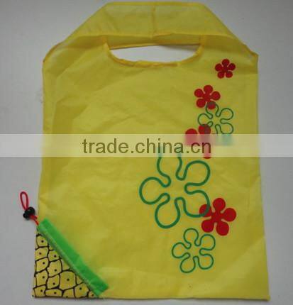 china wholesale polyester recycled folding drawstring tote bag made in china