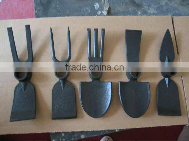 farming tools pickaxe fork