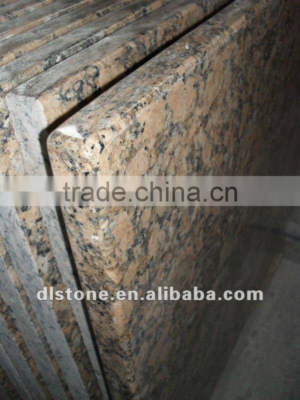Giallo fiorito brown granite countertops