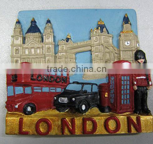 Polyresin custom london magnet