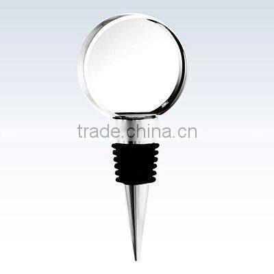 laser snowflake crystal wine stopper
