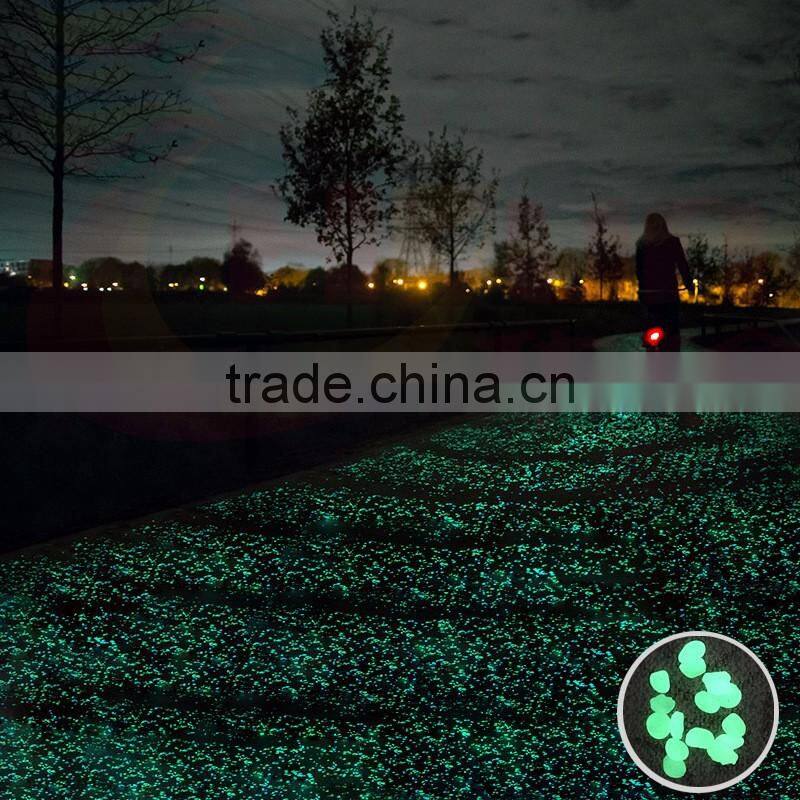 Glowing paving stone for garden/illuminated road stone