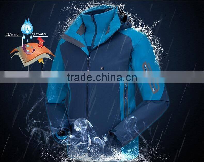 Outdoor GPS positioning mountaineering ski clothes AAC Jackets intelligent fever warm weatherproof jacket