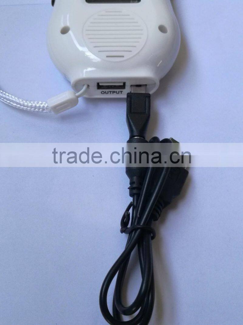Hot Sales Portable Solar Multifucational Wireless Radio With Power Bank and Light