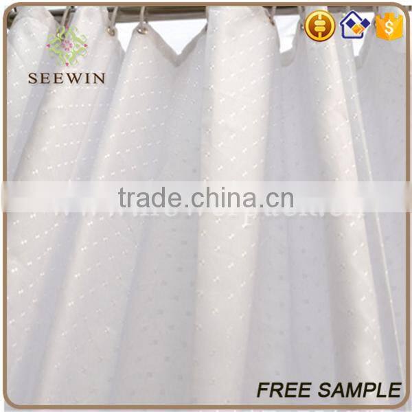 high quality transparent polyester shower curtain