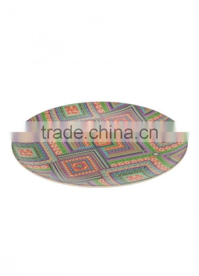 chinese factory bamboo fiber dinner plates with best desgin