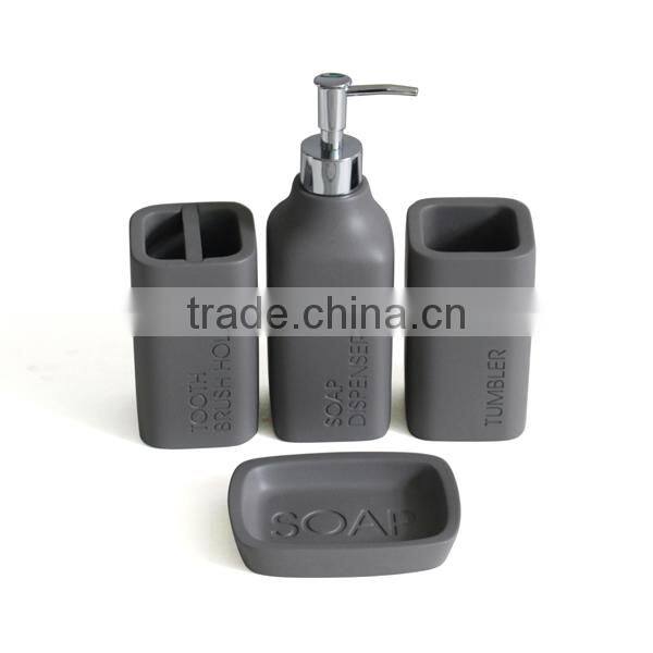 Acid-washing concrete bath products