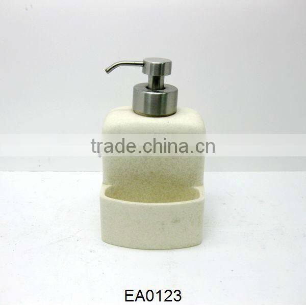 EA01231 home decorative kitchen soap dispenser with sponge holder