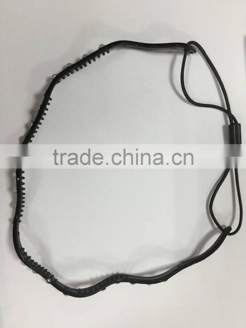 Hairpins Headwear Women Girl Rhinestone Crystal Headband Barrette Clips Hair Accessories