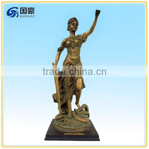 Symbol of justice and peace statue greek goddess themis lady figurine