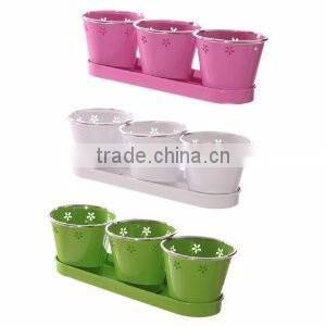 copper diamound shape planters