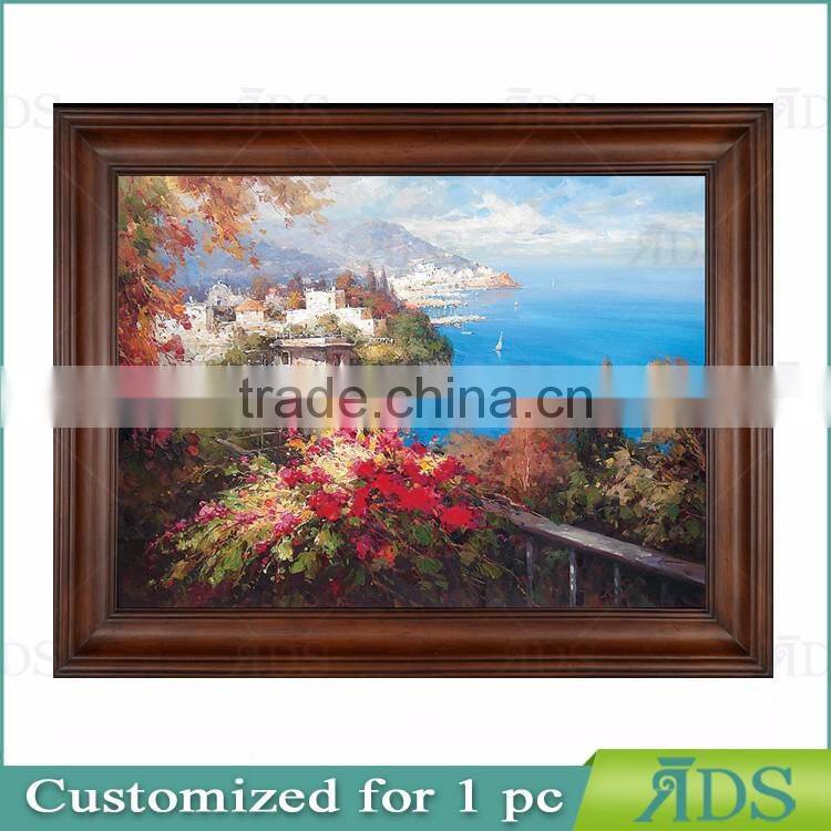 Custom Mediterranean Landscape Oil Painting