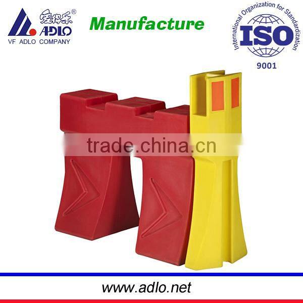 Plastic traffic road barrier,expandable safety barrier,durable fence barrier