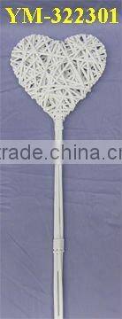 wicker bird decoration with long hand