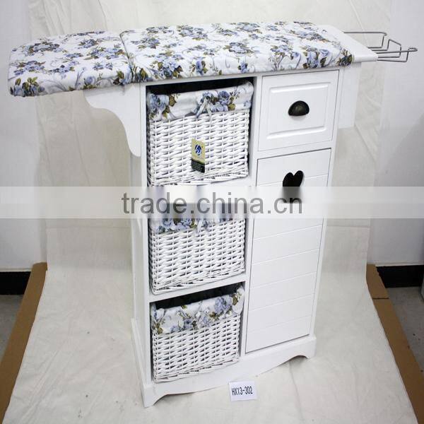 furniture living room cabinet wooden storage ironing board