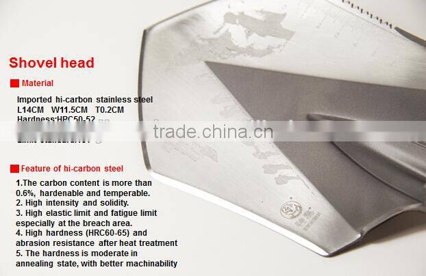 Professional Hi-carbon Steel Garden Tools China,Spade Shovel and Hammer Hoe Cutter