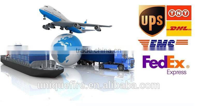 Unique Fire gem jade jewelry testing yellow light aluminum rechargeable led Flashlight