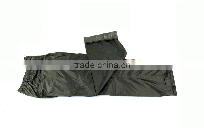 Rain coat for men military army poncho Polyester with PE PVC coating