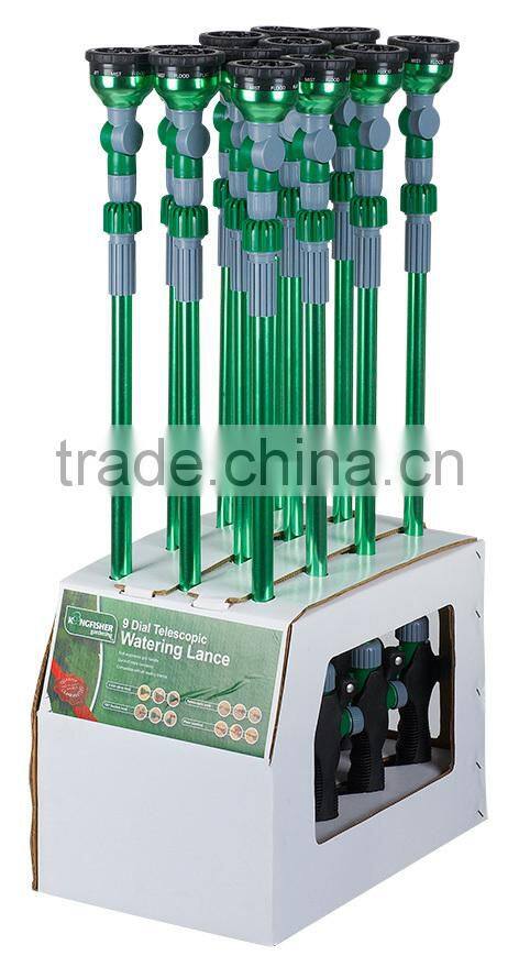 28"-42" long with universal coupling water wand for garden watering or car washing