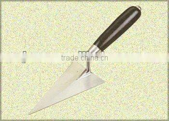 Italian pattern wooden handle trowel bricklaying trowel