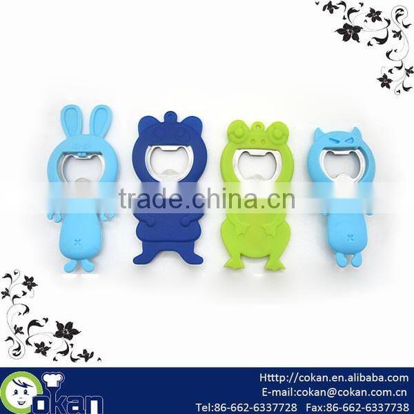 New Design Bear Shape silicone Bottle Opener and Beer Opener CK-D080