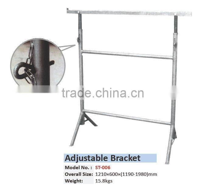Wood Holding Folding Sawhorse,Adjustable Bracket