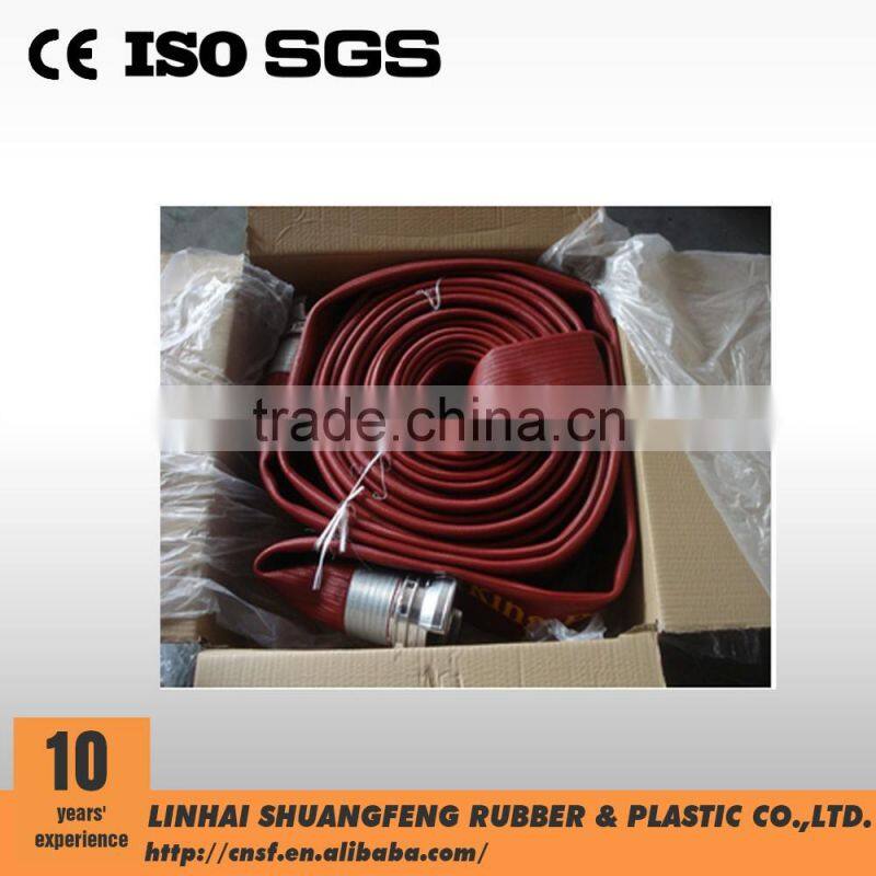 Agriculture Farm Irrigation High Pressure Pvc Lay Flat discharge hose pipe