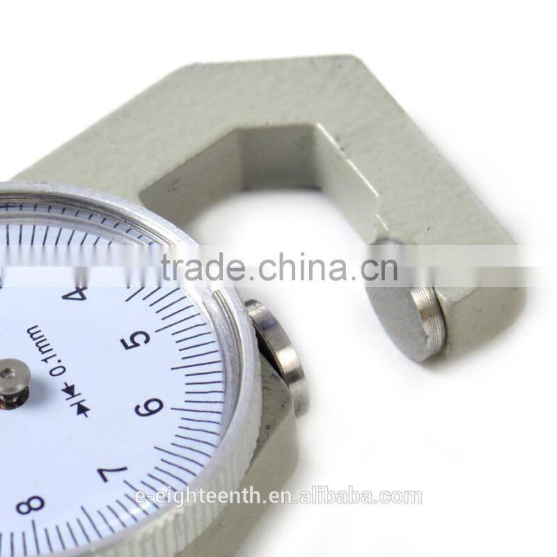 2017 Thickness 0-10 mm Round Dial Gauge Tester Measure Tool Craft Pocket For Jewelry Leather Metal Sheets Paper Thin Film Wire