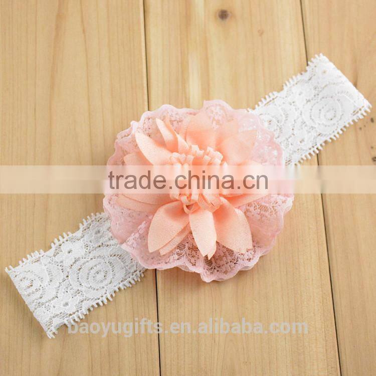 Hot Scolour 10PC Babys Headband Hairband Elastic Wave Point Bowknot Photography