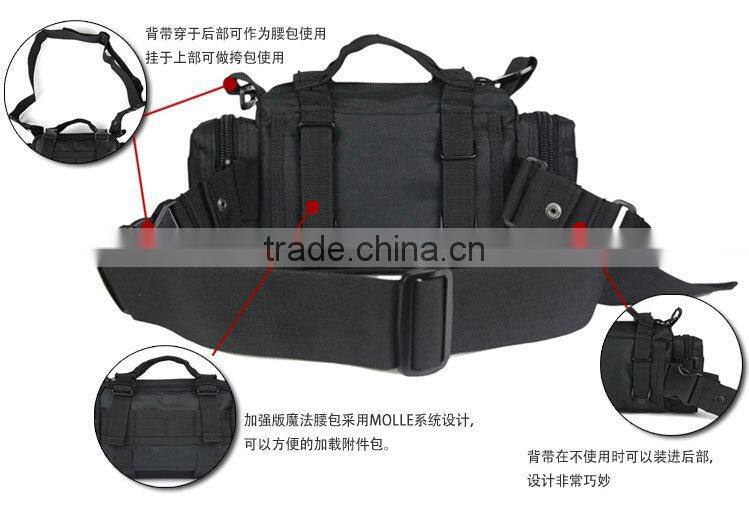 New 2013 outdoor magic black 3P men messenger bag military attack tactics cycling mountaineering sport fans bags
