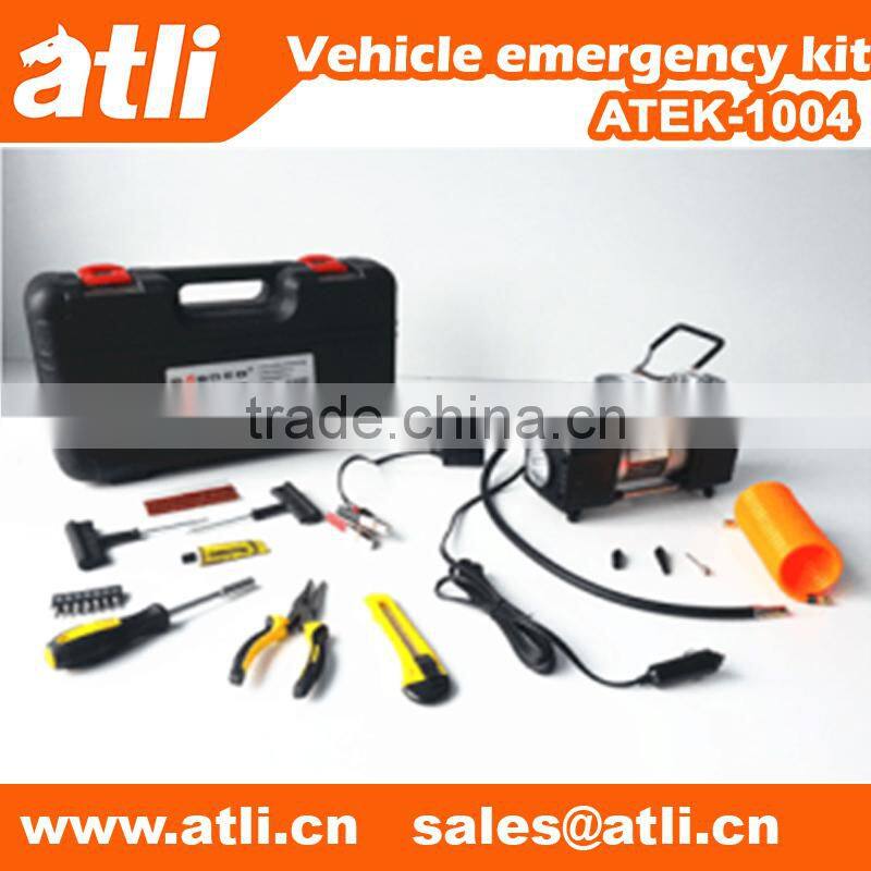 Car emergency kit in emergency tools