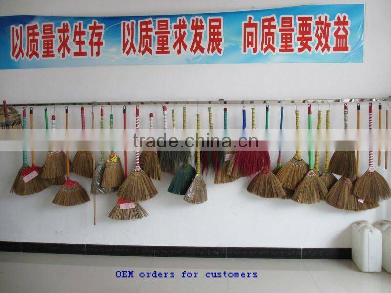 hot sale india grass broom with handle